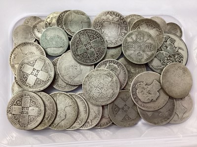 Lot 474 - GB XIX Century Silver Coins, including Gothic...