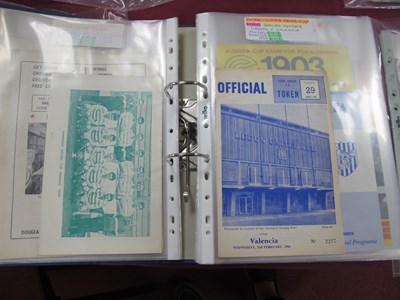 Lot 633 - Valencia Programmes 59-60, at Barcelona at...