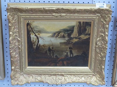 Lot 1480 - WITHDRAWN XIX Century Oil on Board, with a...