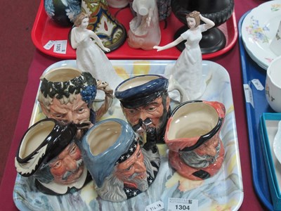 Lot 1304 - Royal Doulton Medium Character Jugs, Bacchus,...