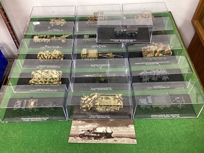 Lot 614 - Sixteen 'Partworks' Diecast and Plastic Model...