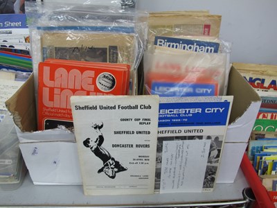 Lot 565 - Sheffield United 1970s Programmes, home and...