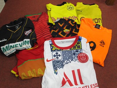 Lot 490 - Football Shirts - Dortmund (x 2), Portugal,...