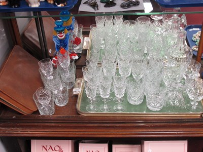 Lot 1341 - Royal Doulton Decanter and Stemware, tumblers,...