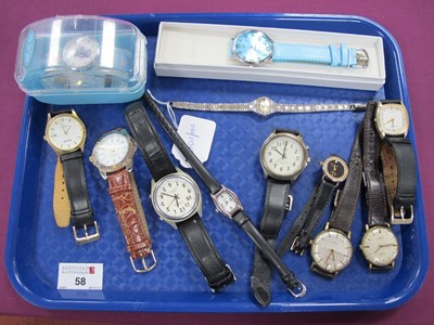 Lot 58 - Ladies and Gent's Wristwatches, including...