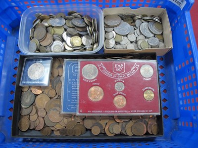 Lot 1422 - Large Collection Of GB And World Coinage,...