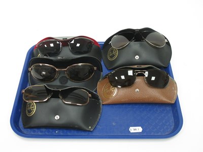 Lot 1361 - Ray Ban 'Aviator' Sunglasses, plus four...