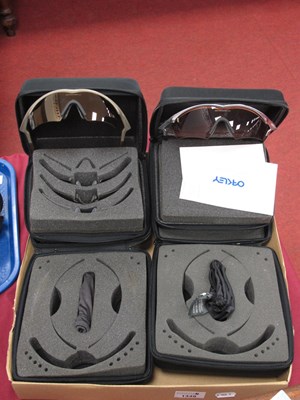 Lot 1349 - Two Pairs of Oakley Hybrid Sunglasses,...