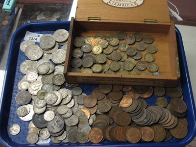 Lot 1374 - Pre 1947 Silver Coins, florins, shillings,...