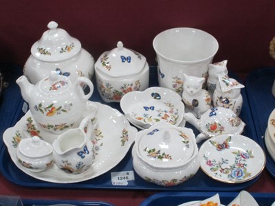 Lot 1246 - Aynsley Cottage Garden Solitaire Tea Set,...