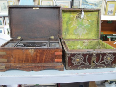 Lot 1481 - XVII Century Style Continental Box, with stud...