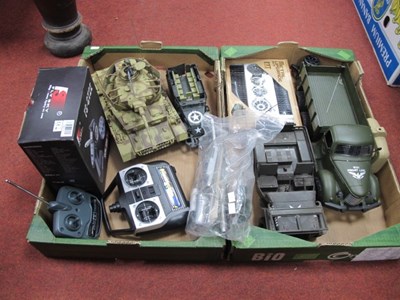 Lot 540 - A Collection Of Diecast and Plastic Military...