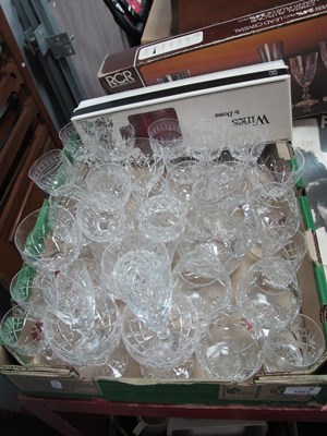 Lot 1063 - Drinking Glasses - Stuart, Doulton, RCR, Dema,...