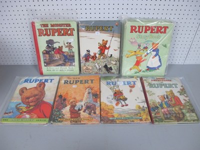 Lot 320 - Eight Predominantly 1950's Rupert Books &...