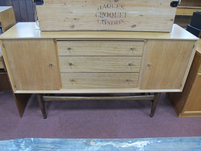 Lot 1618 - Gordon Russell Teak Sideboard, end cupboards...