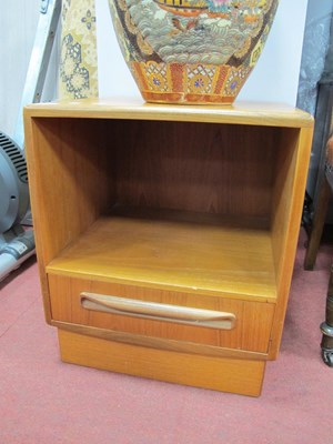 Lot 1572 - G Plan Teak Bedside Cupboard, with lipped...