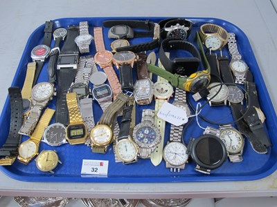 Lot 32 - A Mixed Lot of Assorted Gent's Wristwatches,...