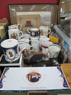 Lot 1012 - Royalty Mugs, including Worcester, Foley,...