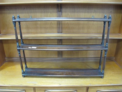 Lot 1625 - Mahogany Wall Rack, circa XIX Century, with...