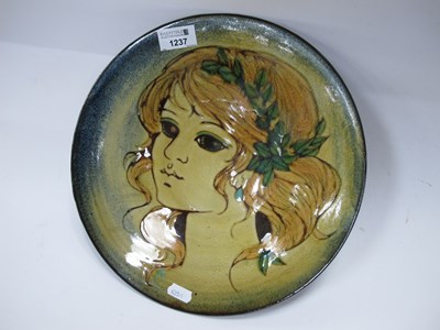 Lot 1237 - Chelsea Art Pottery Bowl, decorated with girls...