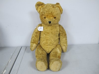 Lot 350 - A Mid 20th Century Well Loved Jointed Teddy...