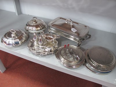 Lot 40 - Pair of Cohr Denmark Plated Serving Dishes,...