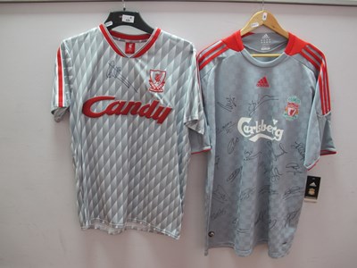 Lot 436 - Liverpool Adidas Grey Carlsberg Shirt, size XL...