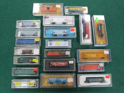 Lot 799 - Twenty N Gauge Outline American Rolling Stock...