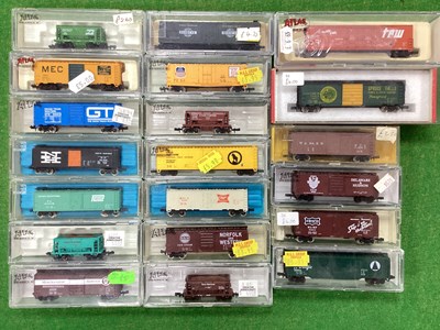 Lot 660 - Twenty N Gauge Outline American Rolling Stock...