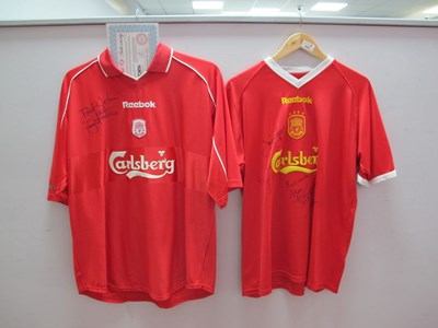 Lot 432 - Liverpool Home Shirts with Carlsberg Logo,...