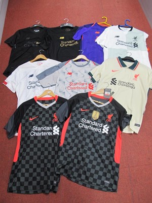 Lot 424 - Liverpool Away Shirts All Large with Standard...