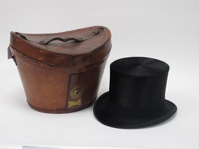 Lot 1391 - XIX Century Silk Top Hat, (Battersby & Co...