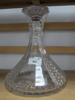 Lot 586 - Tottenham Hotspur Centenary Ship Glass...