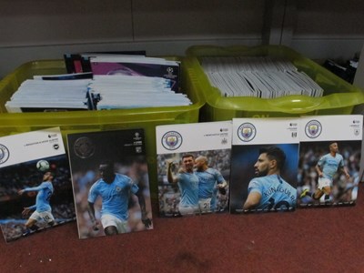 Lot 488 - Manchester City Home Programmes, 2015 and...