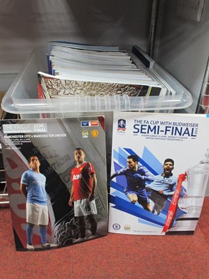 Lot 553 - Big Match Programmes, F.A Cup Finals and Semis,...