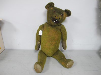 Lot 347 - A Mid 20th Century Well Loved Jointed Teddy...