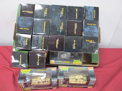 Lot 538 - Twenty 1:72nd Scale Plastic Model Military...