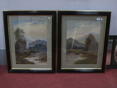 Lot 1453 - H. Graham A Pair of Oil Paintings, Highland...