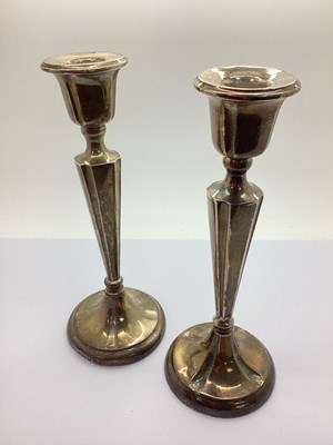 Lot 126 - A Matched Pair of Hallmarked Silver...