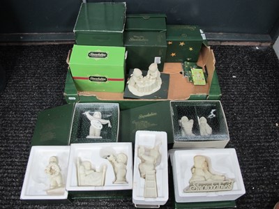 Lot 1103 - Winter tales of the Snowbabies boxed figures...