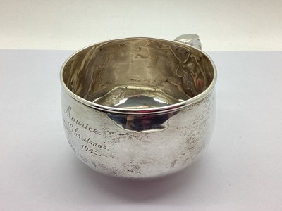 Lot 149 - A Hallmarked Silver Cup, Messrs Hutton,...