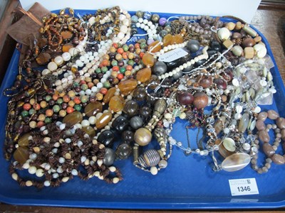 Lot 109 - A Collection of Assorted Bead Necklaces,...