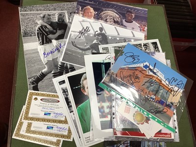 Lot 833 - Football Autographs, Keegan, Hysen, Coppell,...