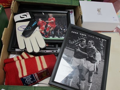 Lot 685 - Liverpool Signed Goalkeepers Gloves, signed...