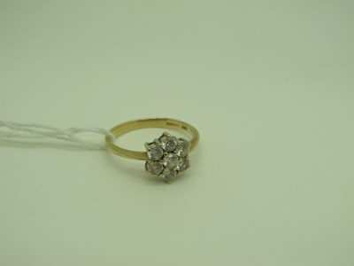 Lot 175 - A Modern Diamonique Cluster Dress Ring,...