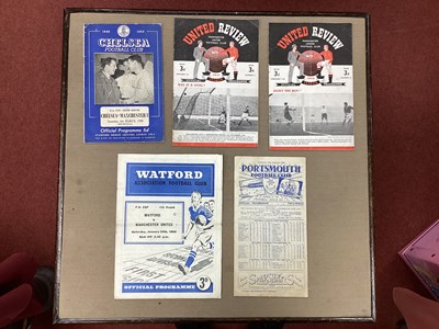 Lot 753 - 1949-50 Manchester United F.A Cup Programmes v....