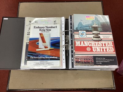 Lot 756 - Manchester United F.A Cup Programmes from...