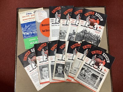 Lot 725 - Manchester United Programmes, 54-5 v. Chelsea...