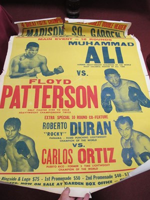 Lot 524 - Boxing Muhammad Ali v. Floyd Patterson Poster...