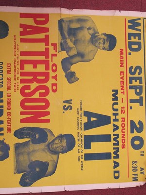 Lot 524 - Boxing Muhammad Ali v. Floyd Patterson Poster...